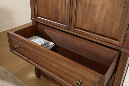 Emery Park - Thornton Door Chest in Sienna Finish - I34-457-SNA veiw 3