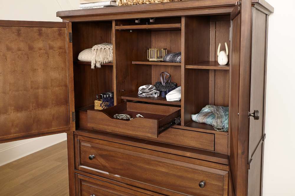 Emery Park - Thornton Door Chest in Sienna Finish - I34-457-SNA veiw 4