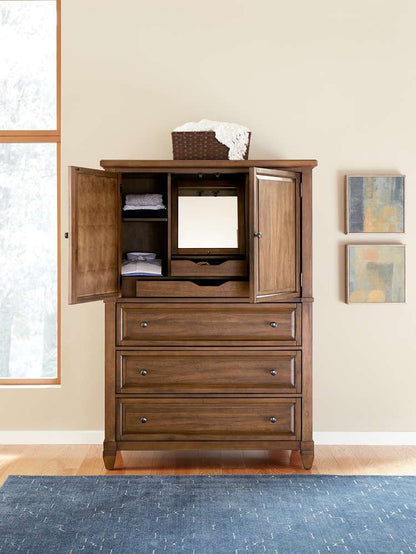 Emery Park - Thornton Door Chest in Sienna Finish - I34-457-SNA veiw 5