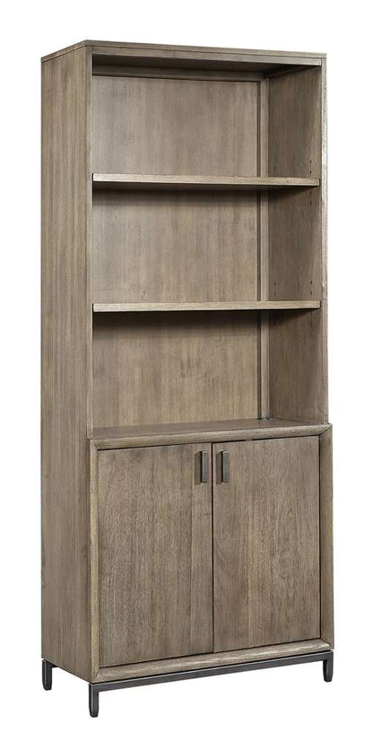 Emery Park - Trellis Door Bookcase in Desert Brown Finish - I287-332 veiw 1