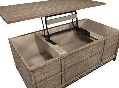 Emery Park - Trellis Lift Top Cocktail Table in Desert Brown Finish - I287-9100 veiw 3