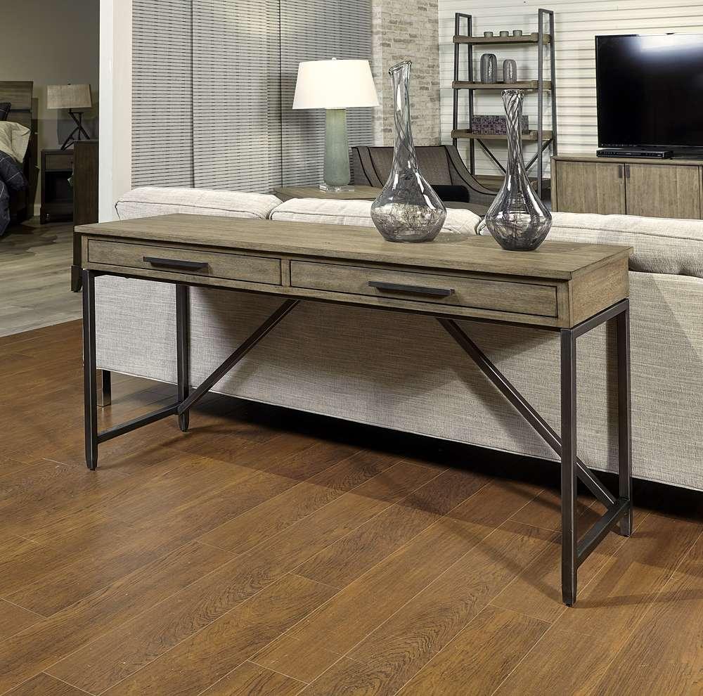 Emery Park - Trellis Sofa Table in Desert Brown Finish - I287-9150 veiw 2