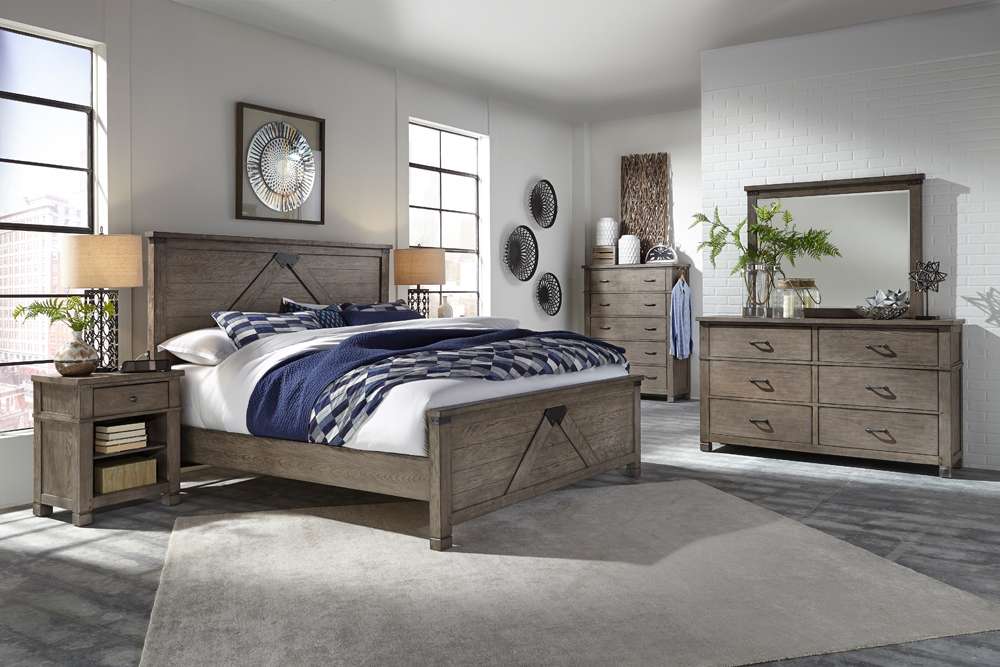 Emery Park - Tucker 1 Drawer NS in Stone Finish - I45-451N veiw 4