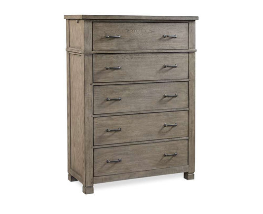 Emery Park - Tucker 5 Drawer Chest in Stone Finish - I45-456 veiw 1