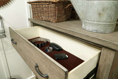 Emery Park - Tucker 5 Drawer Chest in Stone Finish - I45-456 veiw 2
