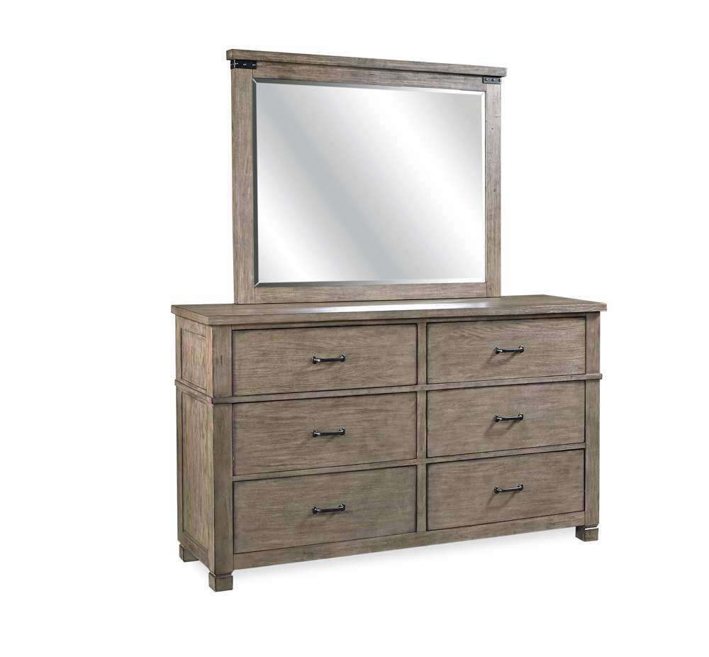 Emery Park - Tucker Dresser in Stone Finish - I45-453 veiw 2