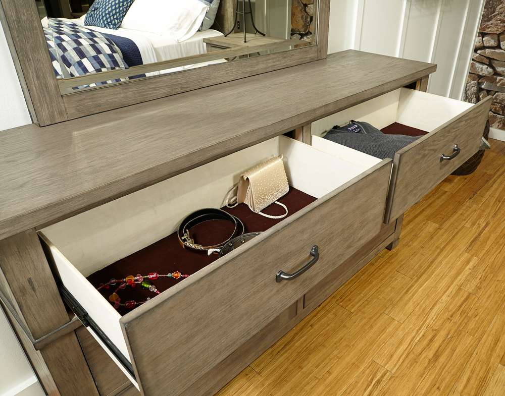 Emery Park - Tucker Dresser in Stone Finish - I45-453 veiw 3