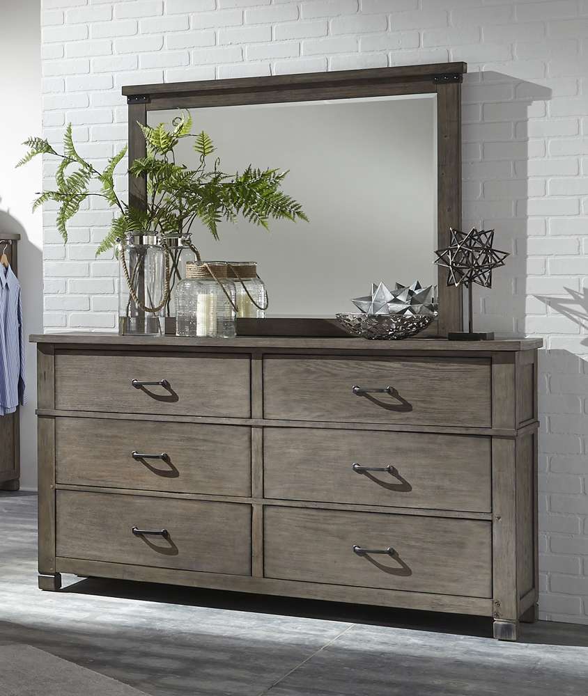 Emery Park - Tucker Dresser in Stone Finish - I45-453 veiw 5