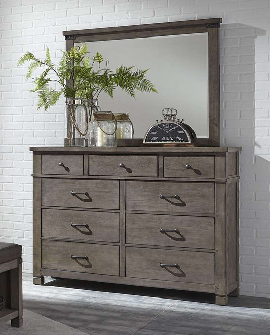 Emery Park - Tucker Landscape Mirror in Stone Finish - I45-462 veiw 2