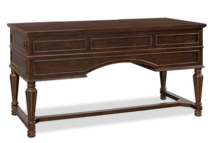 Emery Park - Weston 60in Half-Ped Desk in Brown Ale Finish - I35-371 veiw 2