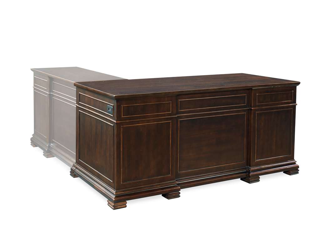 Emery Park - Weston 66in Desk in Brown Ale Finish - I35-307-1 veiw 2