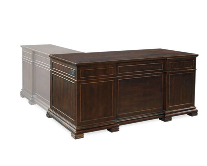 Emery Park - Weston 66in Desk in Brown Ale Finish - I35-307-1 veiw 2