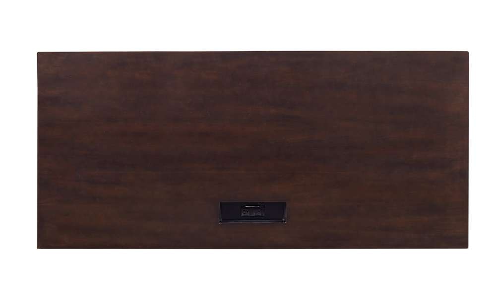 Emery Park - Weston 66in Executive Desk w/Power in Brown Ale Finish - I35-303 veiw 6