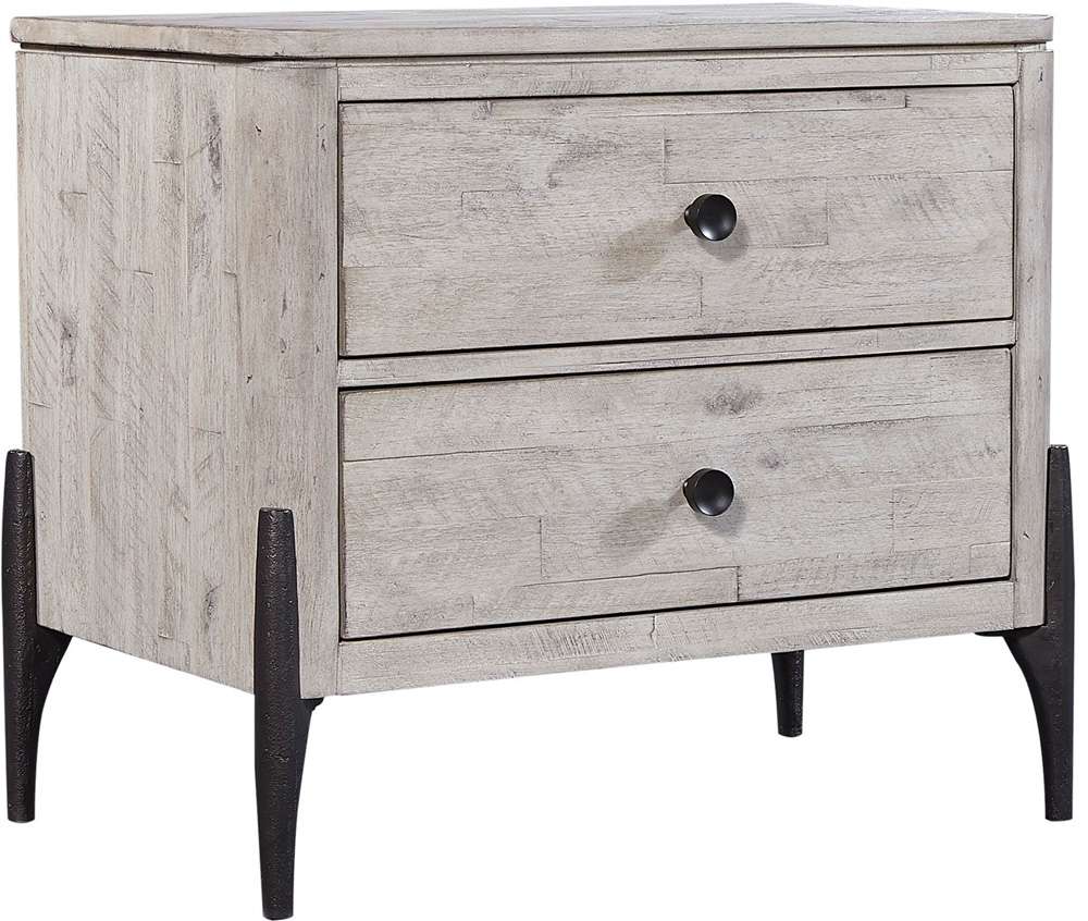 Emery Park - Zane 2 Drawer NS in Parchment Finish - I256-450-1 veiw 1