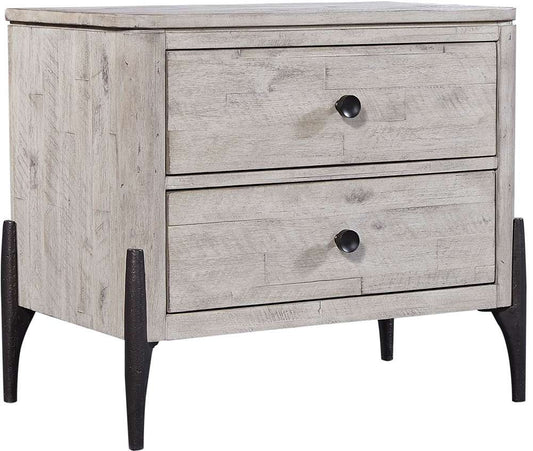 Emery Park - Zane 2 Drawer NS in Parchment Finish - I256-450-1 veiw 1