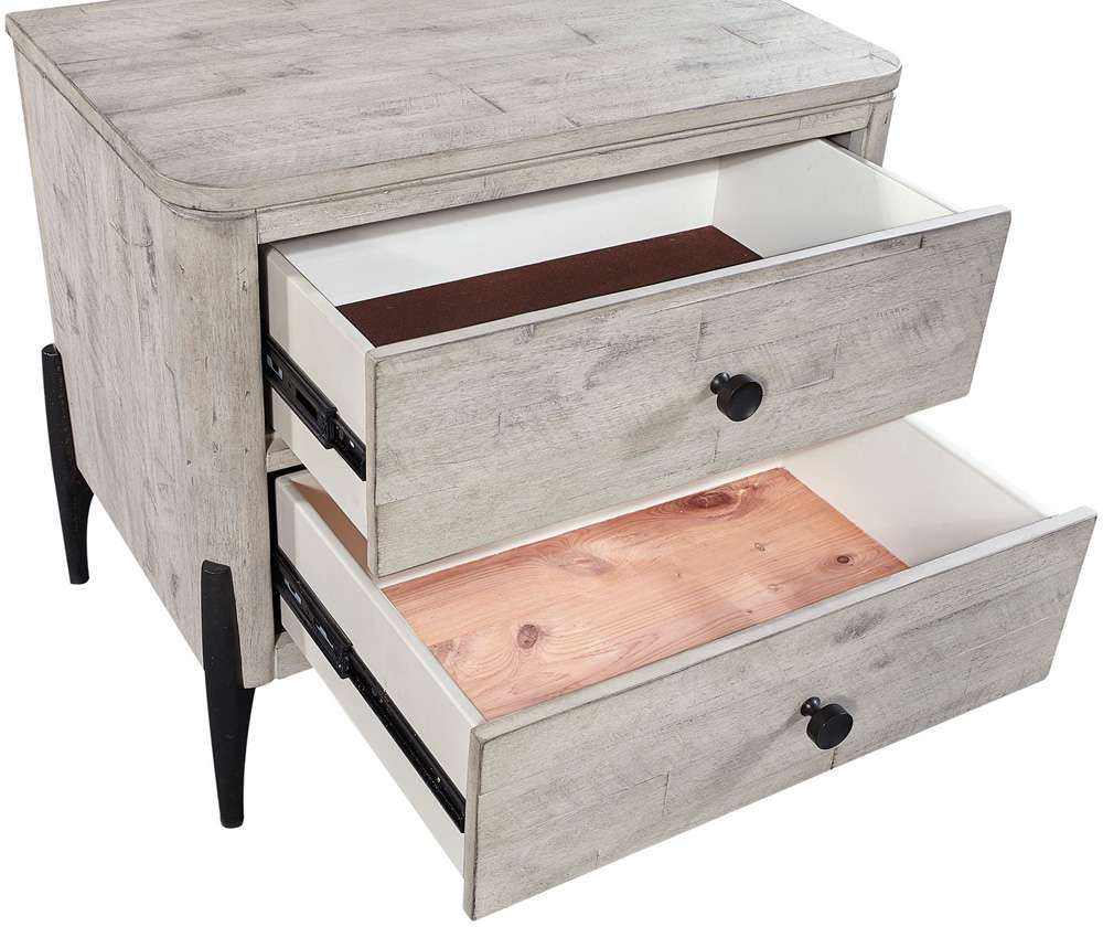 Emery Park - Zane 2 Drawer NS in Parchment Finish - I256-450-1 veiw 2
