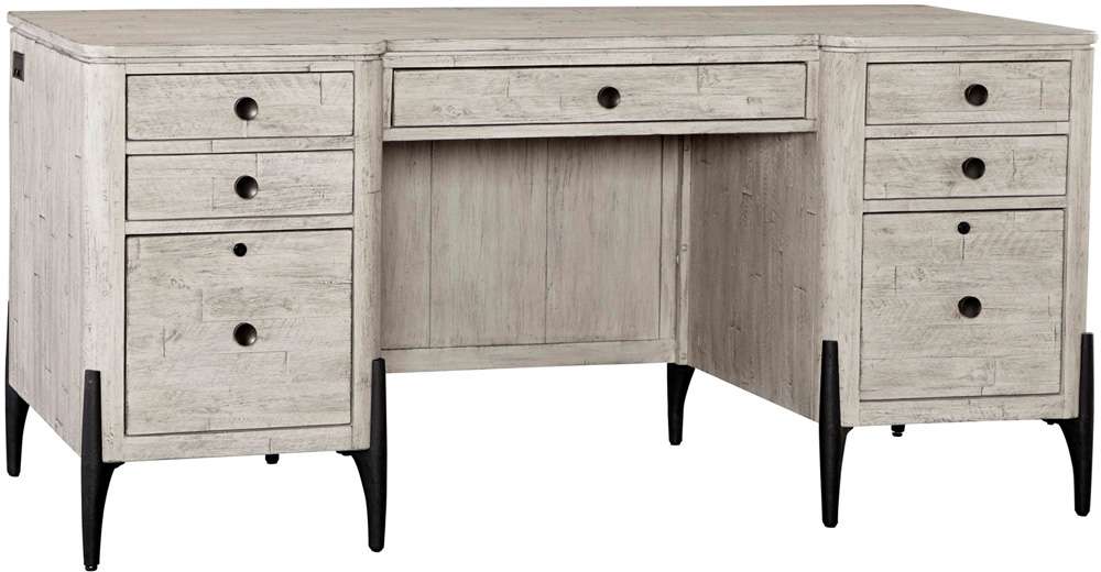 Emery Park - Zane 66in Executive Desk in Parchment Finish - I256-303 veiw 1