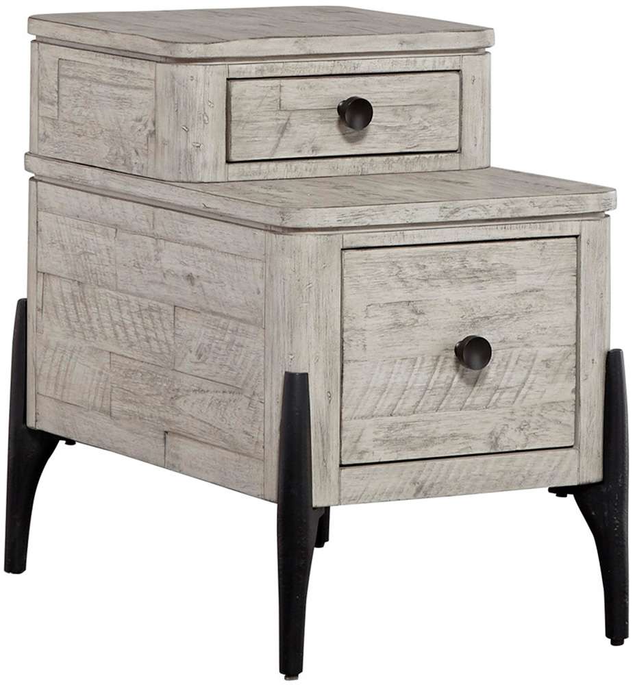 Emery Park - Zane Chairside Table in Parchment Finish - I256-9130 veiw 1