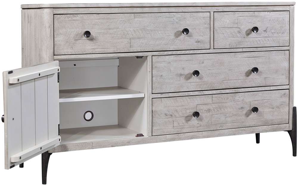 Emery Park - Zane Dresser in Parchment Finish - I256-454-1 veiw 3