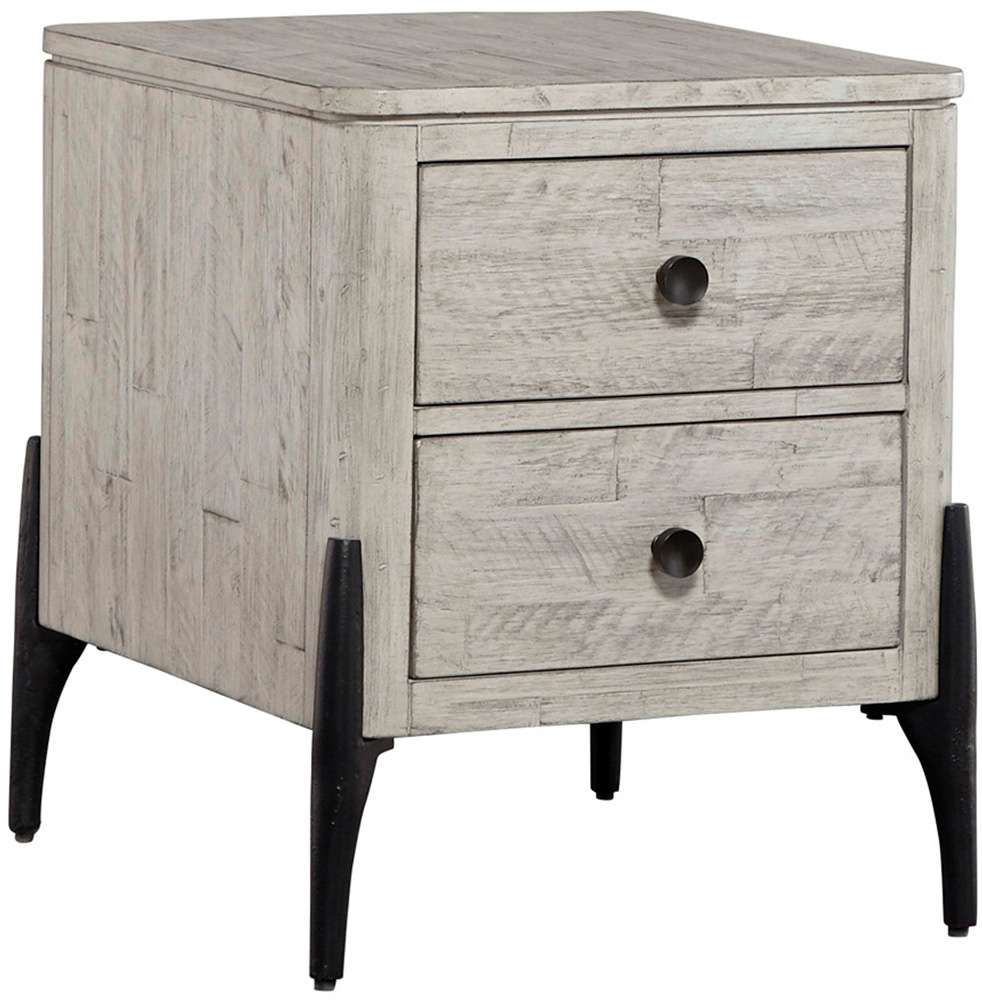 Emery Park - Zane End Table in Parchment Finish - I256-9140 veiw 1