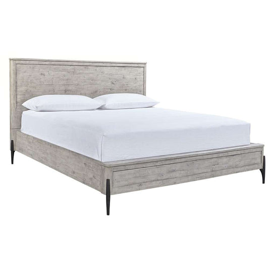 Emery Park - Zane Queen Non Storage Panel Bed in Parchment Finish veiw 1