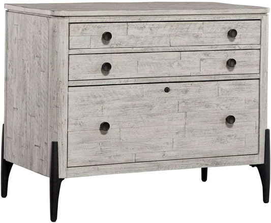 Emery Park - Zane Workstation/Combo File in Parchment Finish - I256-378 veiw 1