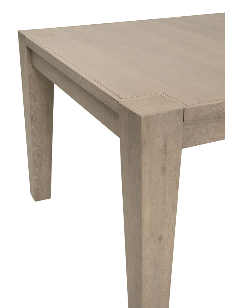 Essentials For Living - Bella Antique Canal Extension Dining Table - 8039.SGRY-OAK/BGLD view 10