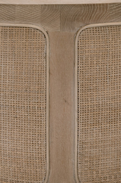 Essentials For Living - Bella Antique Cane Coffee Table - 8091.SGRY-OAK/CN view 5