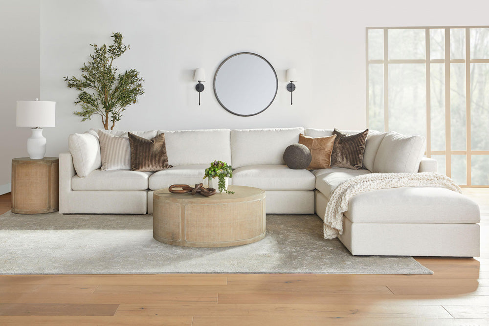 Essentials For Living - Bella Antique Cane Coffee Table - 8091.SGRY-OAK/CN view 10