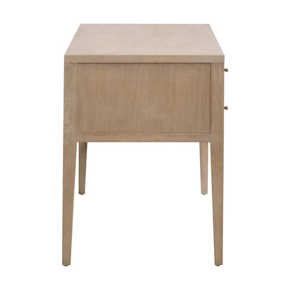 Essentials For Living - Bella Antique Cane Desk - 8090.SGRY-OAK/CN view 5