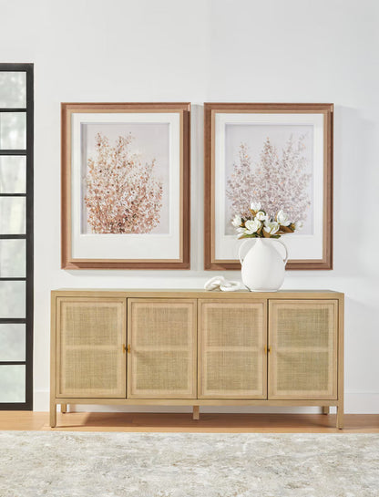 Essentials For Living - Bella Antique Carina Media Sideboard - 8086.SGRY-OAK/CN view 10