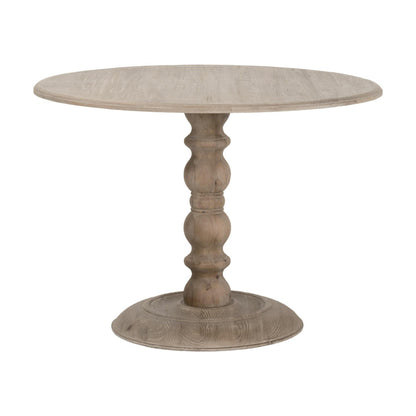 Essentials For Living - Bella Antique Chelsea 42" Round Dining Table - 8043-L.SGRY-PNE view 1
