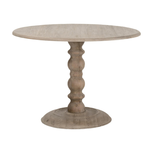 Essentials For Living - Bella Antique Chelsea 42" Round Dining Table - 8043-L.SGRY-PNE view 1