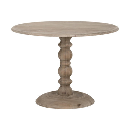 Essentials For Living - Bella Antique Chelsea 42" Round Dining Table - 8043-L.SGRY-PNE view 2