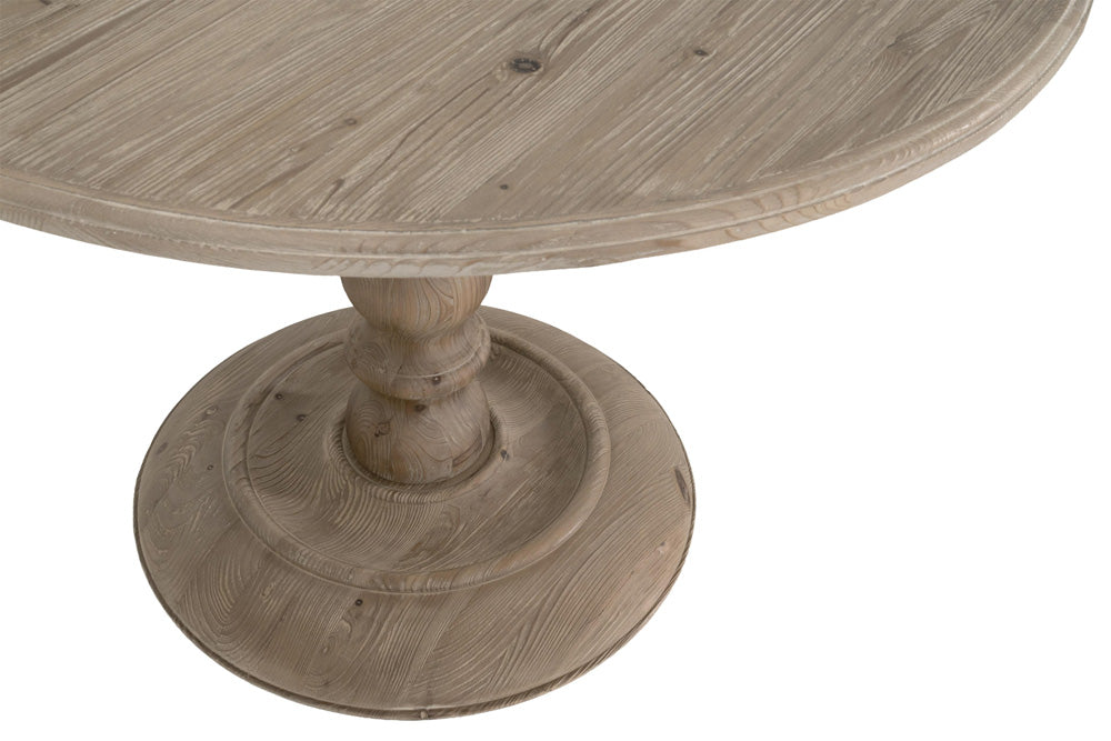 Essentials For Living - Bella Antique Chelsea 42" Round Dining Table - 8043-L.SGRY-PNE view 3