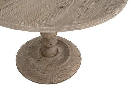 Essentials For Living - Bella Antique Chelsea 42" Round Dining Table - 8043-L.SGRY-PNE view 3
