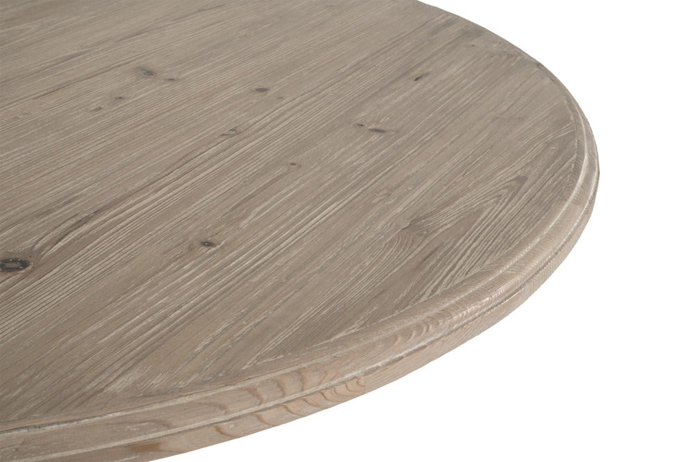 Essentials For Living - Bella Antique Chelsea 42" Round Dining Table - 8043-L.SGRY-PNE view 4
