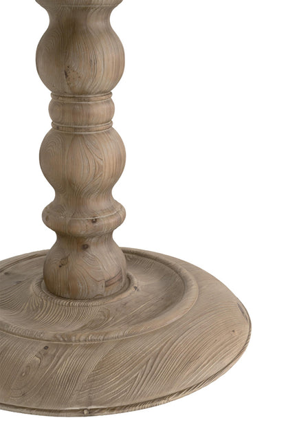Essentials For Living - Bella Antique Chelsea 42" Round Dining Table - 8043-L.SGRY-PNE view 5