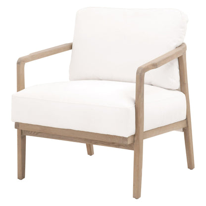 Essentials For Living - Bella Antique Harbor Club Chair - 8049.SGRY-OAK/LPPRL view 2
