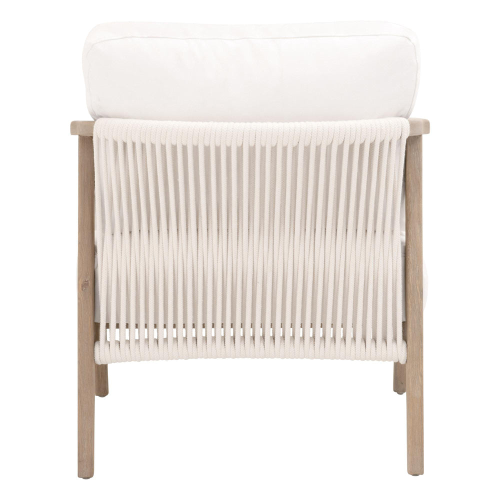 Essentials For Living - Bella Antique Harbor Club Chair - 8049.SGRY-OAK/LPPRL view 5
