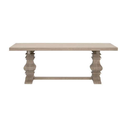 Essentials For Living - Bella Antique Monastery Extension Dining Table - 8040.SGRY-OAK_CLOSEOUT view 2