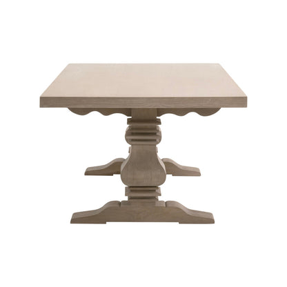 Essentials For Living - Bella Antique Monastery Extension Dining Table - 8040.SGRY-OAK_CLOSEOUT view 6