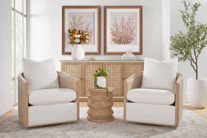 Essentials For Living - Bella Antique Pier Accent Table - 8029.SGRY-PNE view 10