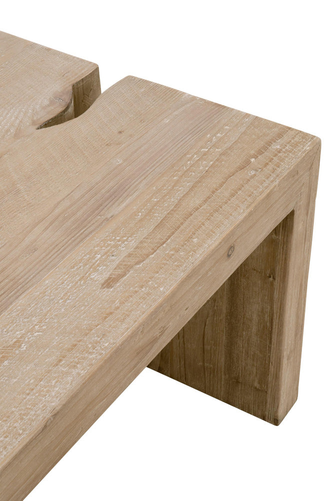 Essentials For Living - Bella Antique Reed Coffee Table - 8098.SGRY-PNE view 7