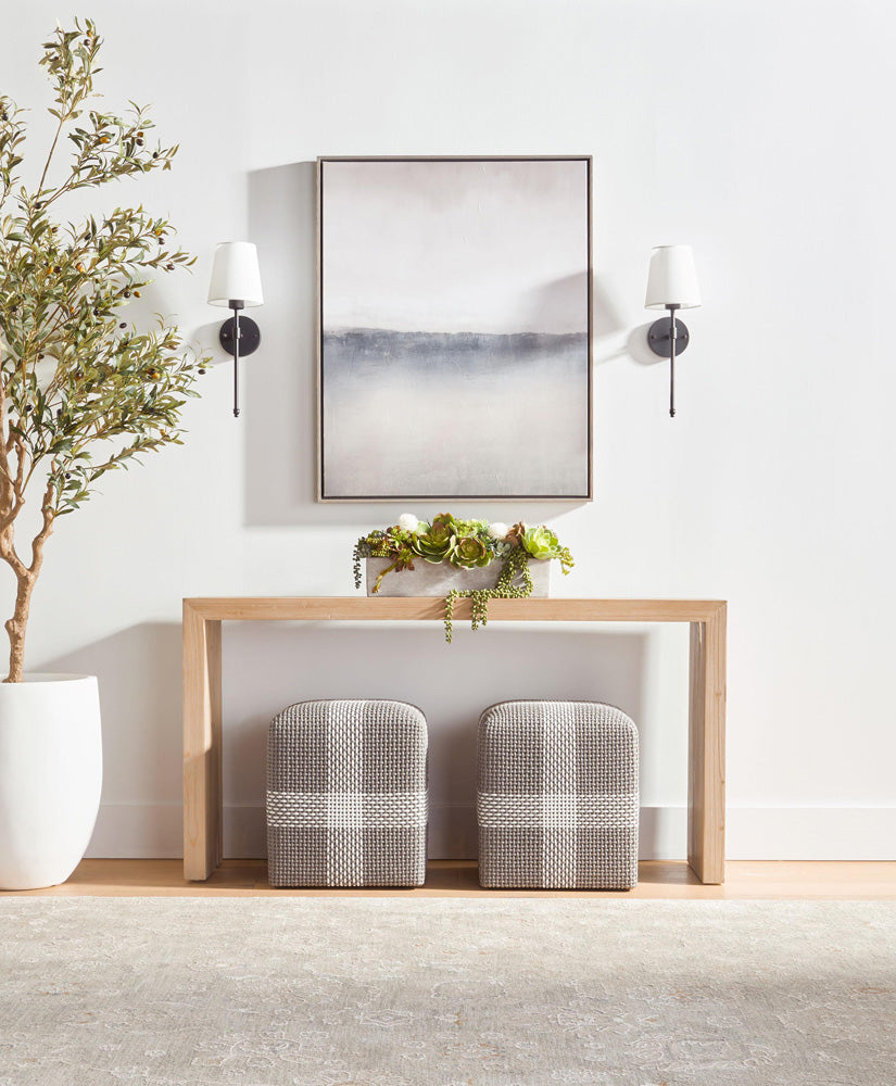 Essentials For Living - Bella Antique Reed Console Table - 8100.SGRY-PNE view 9