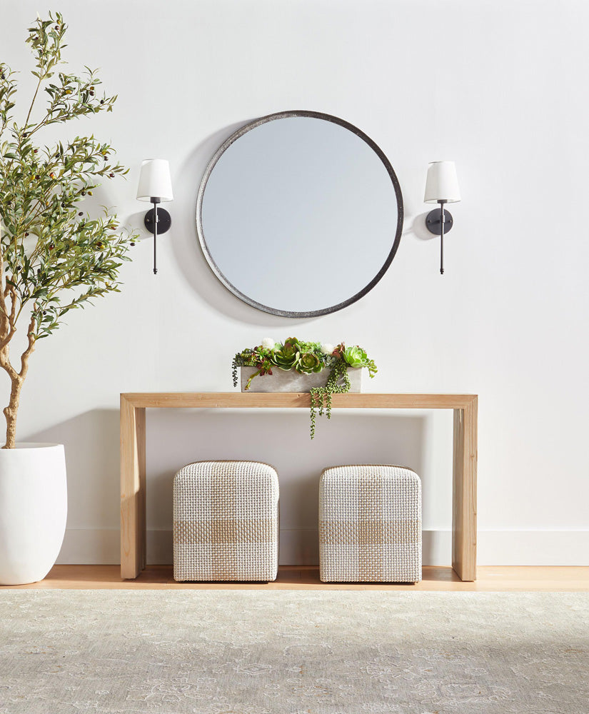 Essentials For Living - Bella Antique Reed Console Table - 8100.SGRY-PNE view 10