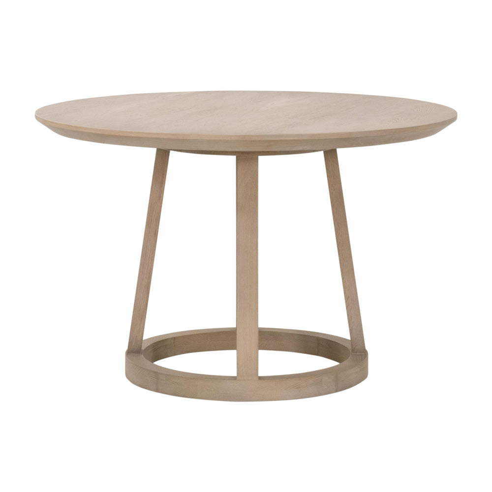 Essentials For Living - Bella Antique Reeves 48" Round Dining Table - 8010.SGRY-OAK view 1