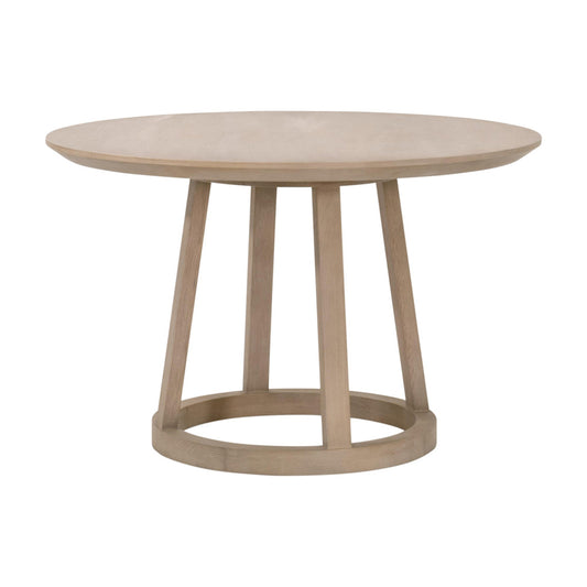 Essentials For Living - Bella Antique Reeves 48" Round Dining Table - 8010.SGRY-OAK view 2