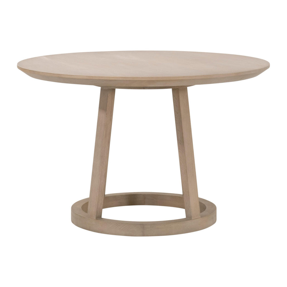 Essentials For Living - Bella Antique Reeves 48" Round Dining Table - 8010.SGRY-OAK view 3