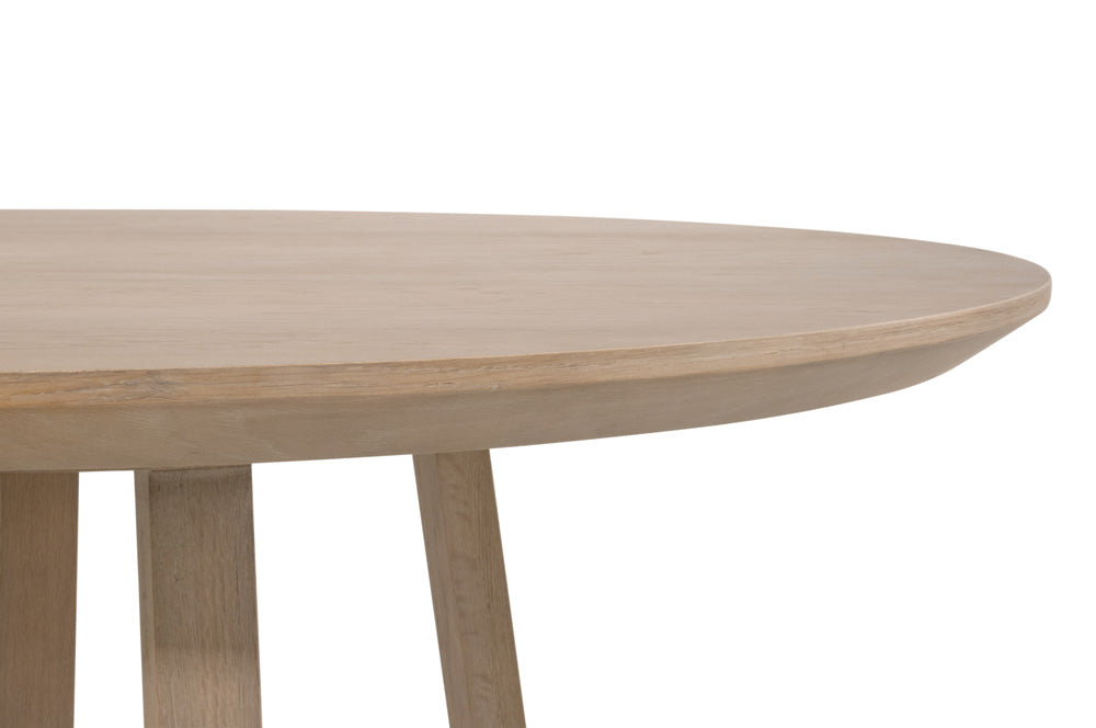 Essentials For Living - Bella Antique Reeves 48" Round Dining Table - 8010.SGRY-OAK view 4